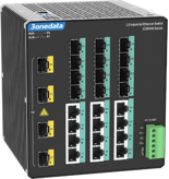 ICS6400 series 28-port DIN-Rail Layer 3 Switches